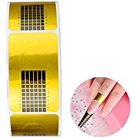 500 Piezas Moldes Uñas-Guía de Extensión de Uñas-Etiqueta de Formas de Arte de Uñas- extensión de uñas profesional para…